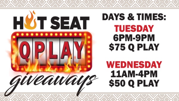 Q Play giveaways Tuesday & Wednesday in October!